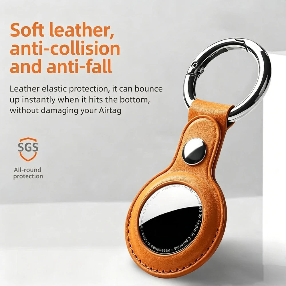 Where's My - Preminum "Find My" Tracker PU Leather Keyring