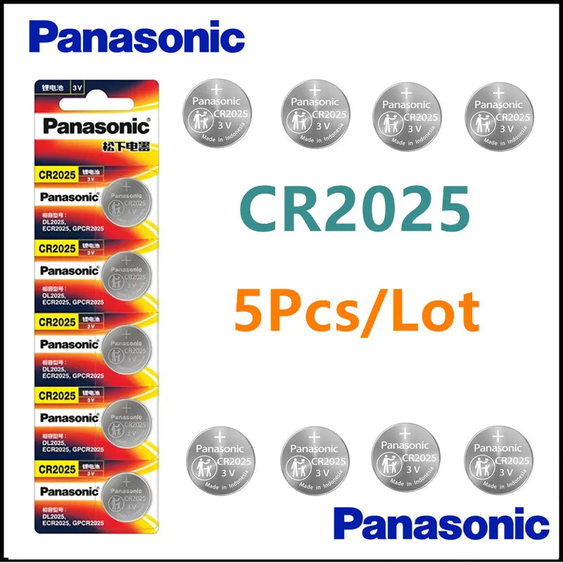 Where's My - Panasonic CR2025 Replacement Button Cell Batteries