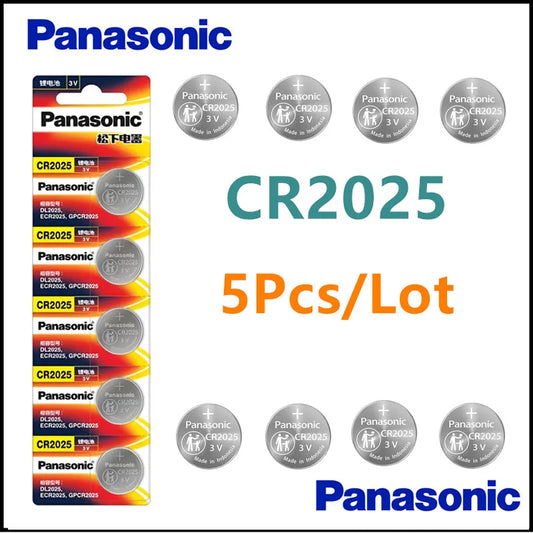 Where's My - Panasonic CR2025 Replacement Button Cell Batteries